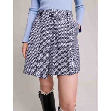 Jeedoma Skirt - Blue / Grey