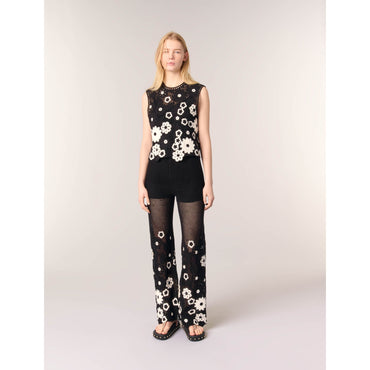 Pochetty Pants - Black / White
