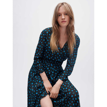 Rayemia Dress - Blue Mini Flowers