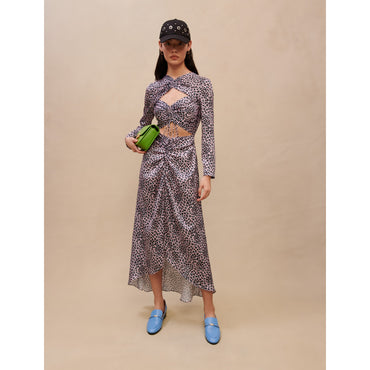 Rave Dress - Light Pink Leopard