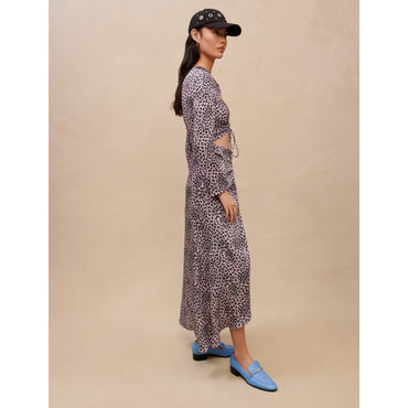 Rave Dress - Light Pink Leopard