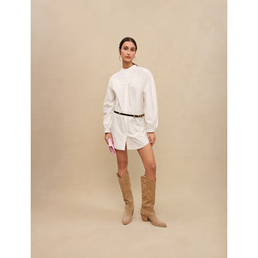 Rever Dress - White