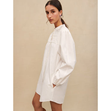 Rever Dress - White