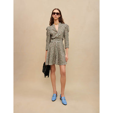 Rakita Dress - Roses Button