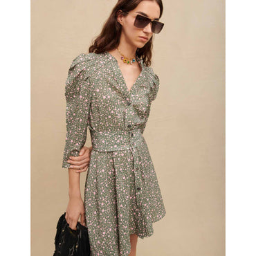 Rakita Dress - Roses Button
