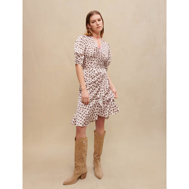 Ralitina Dress - Pink Mini Palm Tree