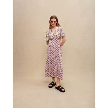 Ralmier Dress - Mix Palm Pink
