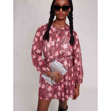 Ribaby Dress - Red Flowers Print