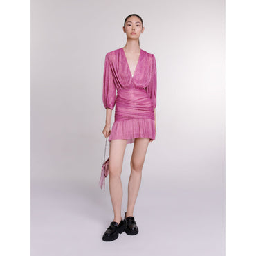 Rusalia Dress - Fuchsia Pink
