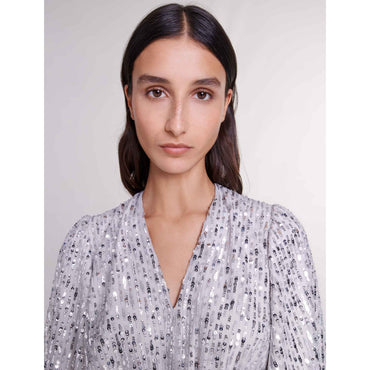Riprata Dress - Silver