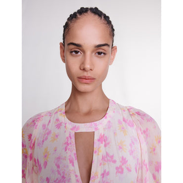Risolia Dress - Print Sunny Flower Pink