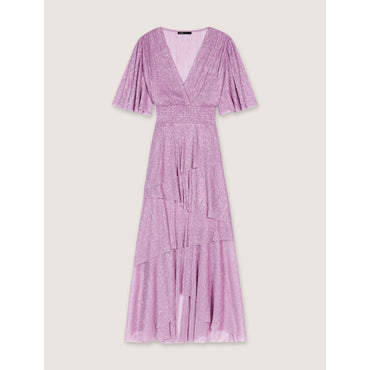 Ruffirosa Dress - Purple