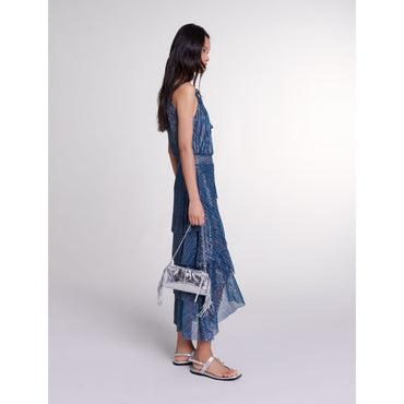 Ruffinami Dress - Blue / Grey