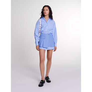 Rajano Dress - Blue White Stripes