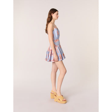 Rapapa Dress - Orange Flower Print