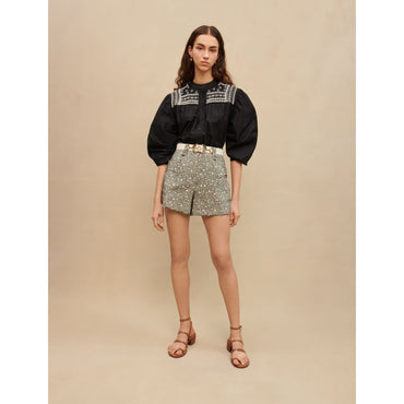 Iakita Shorts - Roses Button