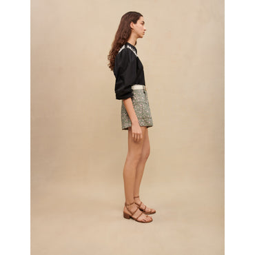 Iakita Shorts - Roses Button