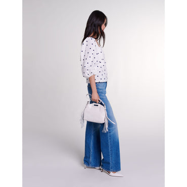 Lanina Top - Navy And White Dots