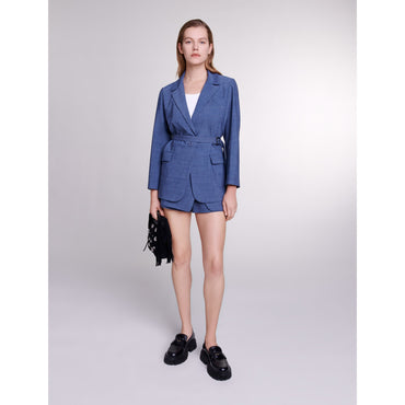 Veronica Blazer - Petrol Blue