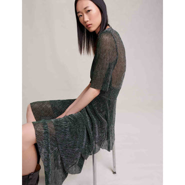 Ruffine Dress - Dark Green