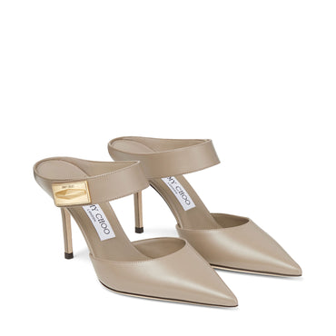 Nell Mule 85 - Brown/Beige