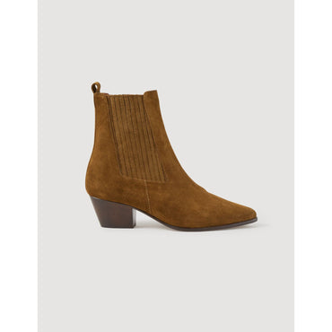 Amelya Booties - Olive Green