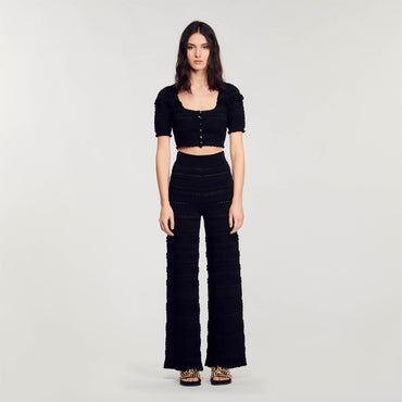 Frilene Cardigan - Black