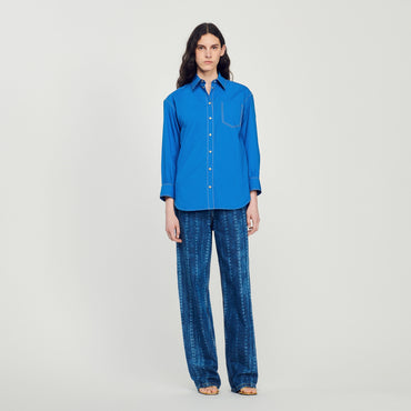 Candide Shirt - Electric Blue