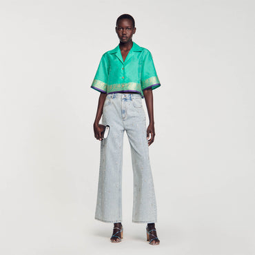 Neela Shirt - Blue Green