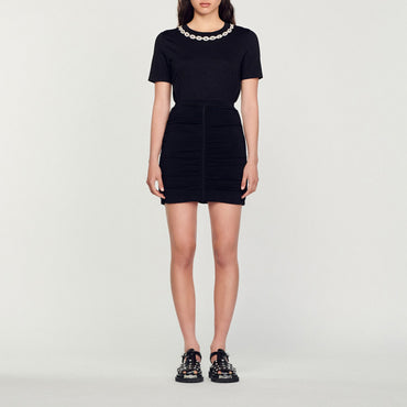 Aquila Knitted Skirt - Black