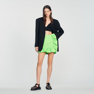 Marlene Woven Skirt -  Green