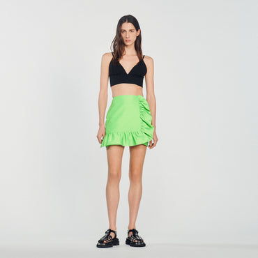 Marlene Woven Skirt -  Green