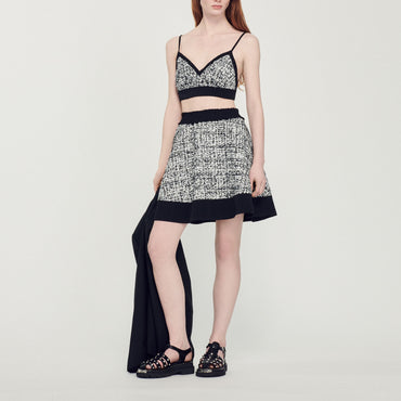 Malina Woven Skirt - Black