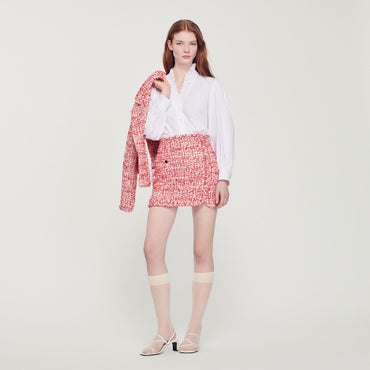 Merida Woven Skirt - Red