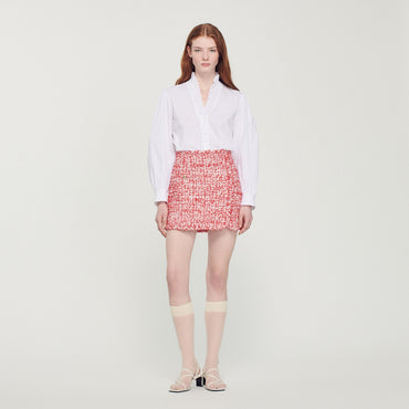 Merida Woven Skirt - Red