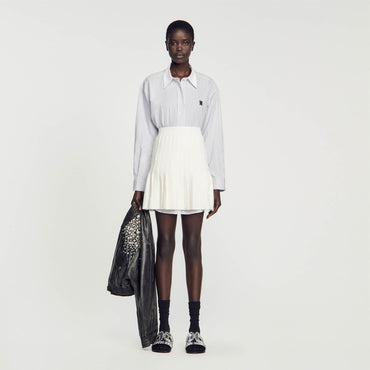 Ilnade Knitted Skirt - White