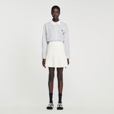 Ilnade Knitted Skirt - White