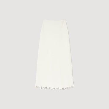 Daliane Knitted Skirt - Ecru