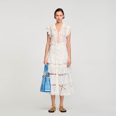 Sahara Woven Skirt - White