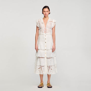 Sahara Woven Skirt - White