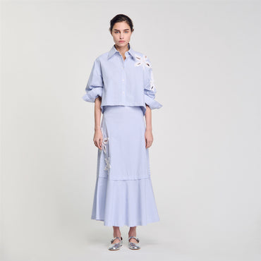 Jasmin Skirt - Sky Blue