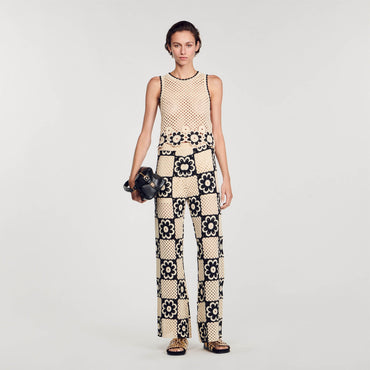 Nadav Leggings - Beige / Black
