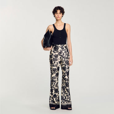 Perel Pants - Ecru / Black