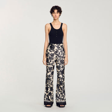Perel Pants - Ecru / Black