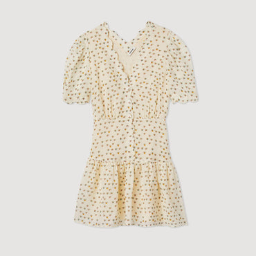 Bliss Woven Dress - Ecru
