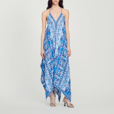 Turquoise Woven Dress - Blue