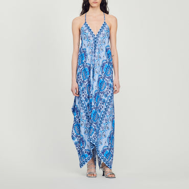 Turquoise Woven Dress - Blue