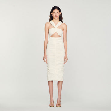 Mery Knitted Dress - Ecru