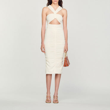 Mery Knitted Dress - Ecru