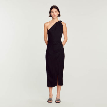 Capricorne Woven Dress - Black